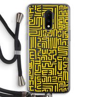 Majorelle Blue Print: OnePlus 7 Transparant Hoesje met koord