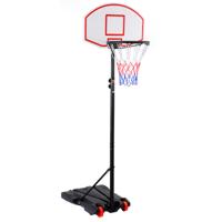 Basketbalring met Standaard Basketbalstandaard van 180 tot 210 cm met Wielen voor Kinderen en Volwassenen