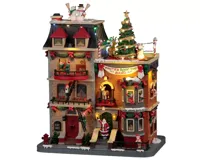 Santa's Rooftop Bash Lemax Santa's Wonderland Collection 2022 Santa's Rooftop Bash Lemax Santa's Wonderland Collection 2022