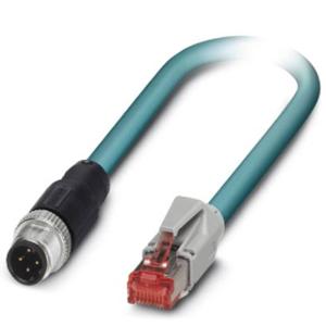 Phoenix Contact 1403499 M12 / RJ45 Netwerkkabel, patchkabel CAT 5e SF/UTP 3.00 m Groen Vlambestendig, Snagless 1 stuk(s)