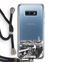 Marrakech Skyline : Samsung Galaxy S10e Transparant Hoesje met koord