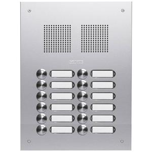 Grothe TS 787 2-6 Buitenunit voor Deurintercom Zilver