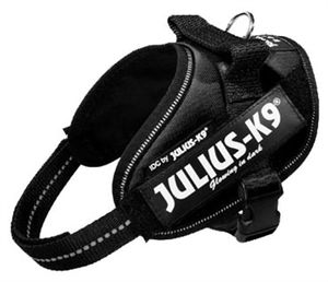 JULIUS K9 IDC POWER-HARNAS/TUIG VOOR LABELS ZWART MINI/49-67 CM