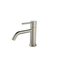 Wastafelmengkraan Opbouw BWS Uitloop 6.5 cm 1-hendel Geborsteld Staal Boss & Wessing Wastafelmengkraan Opbouw BWS Uitloop 6.5 cm 1-hendel Geborsteld Staal Boss & Wessing