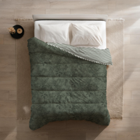 Wasbaar Easy Dekbed Zonder Overtrek - Zonder Overtrek Green Sea - Exclusief Kussensloop - 200x200 Cm (Tweepersoons) - Zydante 300 Gram Per M² - Dekbed-Discounter.nl