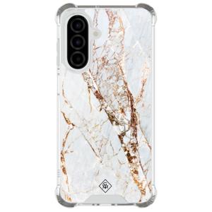 Samsung Galaxy A26 shockproof hoesje - Marmer goud