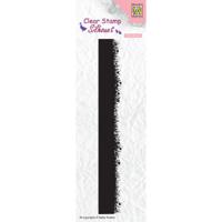 Nellie's Choice • silhouet clear stempels grass with flowers borders