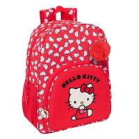 Schoolrugzak Hello Kitty Iconic Wit Rood 33 x 42 x 14 cm
