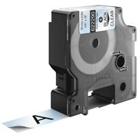 Labeltape DYMO IND RHINO 622290 Polyester Tapekleur: Transparant Tekstkleur:Zwart 19 mm 5.5 m
