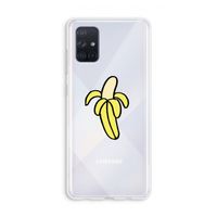 Banana: Galaxy A71 Transparant Hoesje