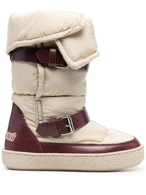 ISABEL MARANT bottines Zenora à design matelassé - Tons neutres