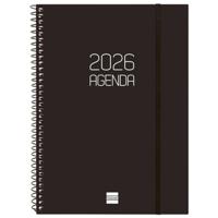 Agenda Finocam Zwart A5 15,5 x 21,2 cm