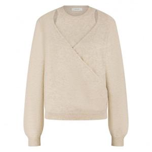 Nukus - Beige | Dames | Trui | Beige | M | regular | Kamst mode