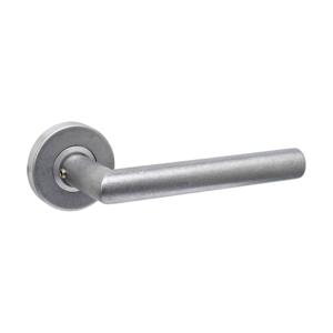 Intersteel DeurklinkJura rond RVS getrommeld - 0034.058302