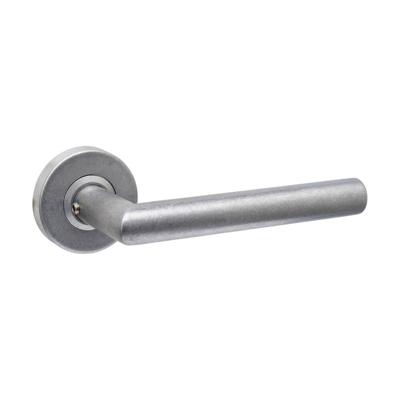 Intersteel DeurklinkJura rond RVS getrommeld - 0034.058302
