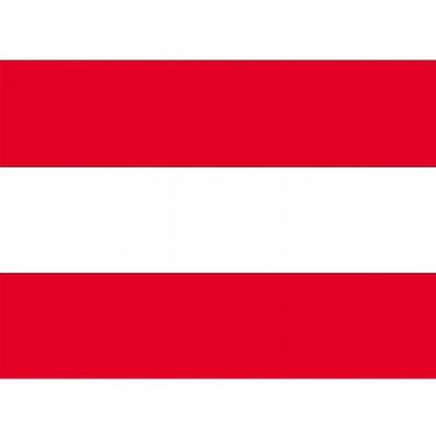 10x Vlag Oostenrijk stickers 10 cm