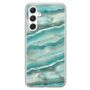 Samsung Galaxy A54 siliconen hoesje - Mamer azuurblauw