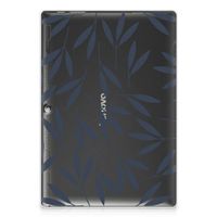 Lenovo Tab 10 | Tab 2 A10-30 Siliconen Hoesje Leaves Blue