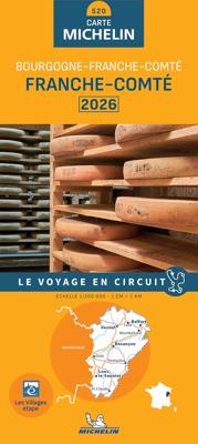 Wegenkaart - landkaart 520 Franche-Comté - Bourgogne 2026 | Michelin