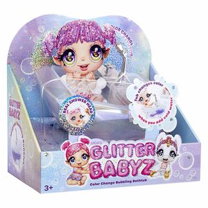 MGA Entertainment Glitter Babyz Bruisende badkuip met kleurverande