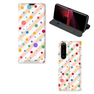 Sony Xperia 1 III | Hoesje met Magneet | Dots