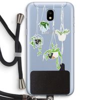Hang In There: Samsung Galaxy J5 (2017) Transparant Hoesje met koord