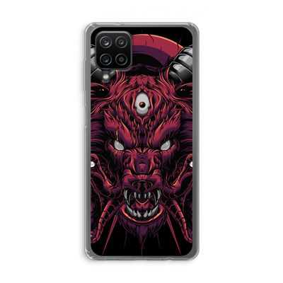 Hell Hound and Serpents: Samsung Galaxy A12 Transparant Hoesje