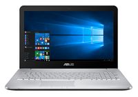ASUS VivoBook Pro N552VW-FY136T Notebook 39,6 cm (15.6") Full HD Zesde generatie Intel® Core™ i7 16 GB DDR4-SDRAM 1000 GB HDD NVIDIA® GeForce® GTX 960M Windows 10 Home Bruin, Zilver - thumbnail
