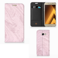 Samsung Galaxy A5 2017 Standcase Marble Pink - Origineel Cadeau Vriendin - thumbnail