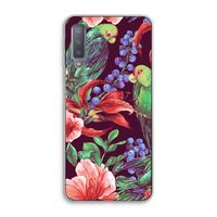 Papegaaien: Samsung Galaxy A7 (2018) Transparant Hoesje