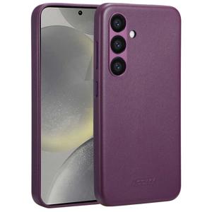 Accezz MagSafe Leather Backcover Samsung Galaxy S24 Telefoonhoesje Paars