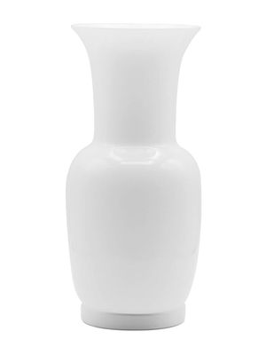 Venini vase Opalino en verre (30 cm) - Blanc