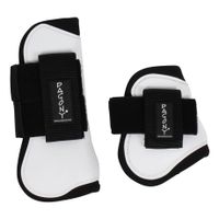 Pagony Pro Velcro Pees- en kogelbeschermerset wit maat:pony