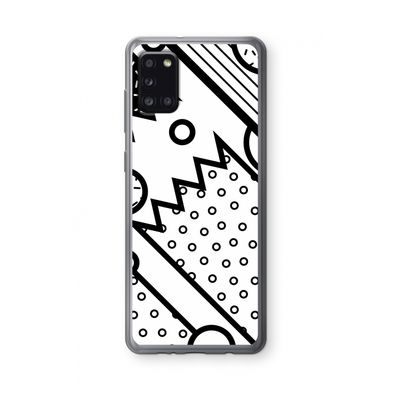 Pop Art #4: Samsung Galaxy A31 Transparant Hoesje