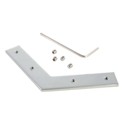 Deko Light 987026 Nutenstein / Eckverbinder 120° Hoekverbinder Metaal (b x h) 12 mm x 2 mm 1 stuk(s)