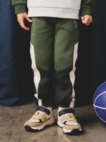 Joggingbroek met colorblock voor jongens dennen