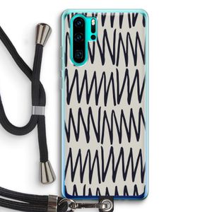 Marrakech Zigzag: Huawei P30 Pro Transparant Hoesje met koord
