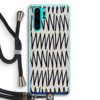 Marrakech Zigzag: Huawei P30 Pro Transparant Hoesje met koord