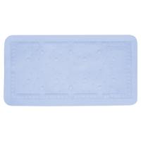 Differnz Tutus inlegmat bad - 100% PVC - anti-slip laag - 68 x 36 cm - blauw