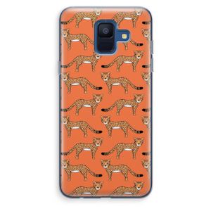 Cheetah: Samsung Galaxy A6 (2018) Transparant Hoesje