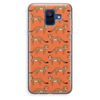Cheetah: Samsung Galaxy A6 (2018) Transparant Hoesje