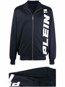 Philipp Plein survêtement à logo imprimé - Bleu