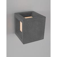Lyora Vierkante wandlampCastro zwart - 9762161