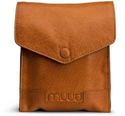 MUUD Betina Whisky - Handgemaakt leren etuit voor verwisselbare breinaalden 17x13xO23cm