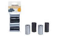 Beeztees Beeztees Navulling Poepzakhouder Zwart/Grijs (4X20 stuks)