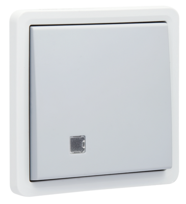 Niko Hydro wisselcontroleschakelaar waterdicht grijs (exclusief lampje)