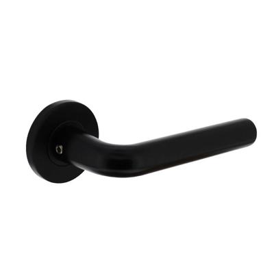 Intersteel Moderne deurklinkRecht aluminium zwart - 0023.010402