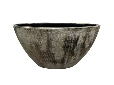 Planter miami l35b16h19cm zwart