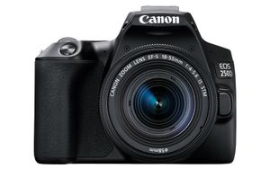 Canon EOS 250D + EF-S 18-55mm f/4-5.6 IS STM SLR camerakit 24,1 MP CMOS 6000 x 4000 Pixels Zwart