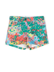 Stella McCartney Kids short à imprimé abstrait - Vert